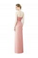 Sem Mangas Sem alças Chiffon Bliss Alto Baixo Alto Baixo, Vestidos de Madrinha Mais Barato