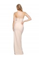 Sem Mangas Sem alças Crepe Esticado Nu Comprimento Chão Vestidos de Madrinha / Vestidos de Noite / Vestidos de Festa Mais Barato