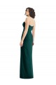 Sem Mangas Sem alças Chiffon Sempre Verde Comprimento Chão Vestidos de Madrinha Mais Barato
