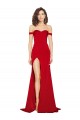 Sem Mangas Amor Cetim Sedoso Vermelho Comprimento Chão Vestidos de Madrinha / Vestidos de Noite / Vestidos de Festa Mais Barato